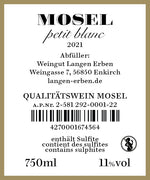 Lade das Bild in den Galerie-Viewer, petit blanc 2021
